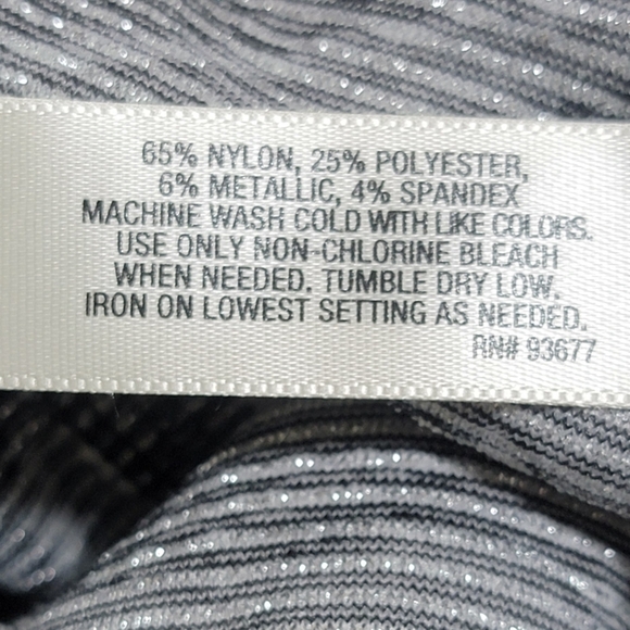 I ❤️ Ronson shimmering animal print pull on pencil skirt size medium - Picture 6 of 6